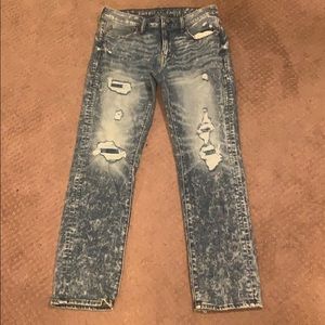 American eagle ripped jeans.
